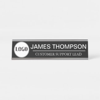 Placa De Mesa Logotipo personalizado engrenagem para sua equipe