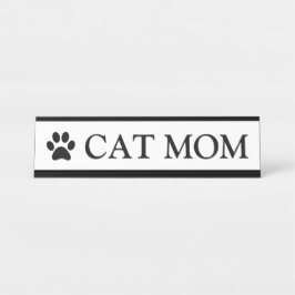 Placa De Mesa Mãe de Gato Pata