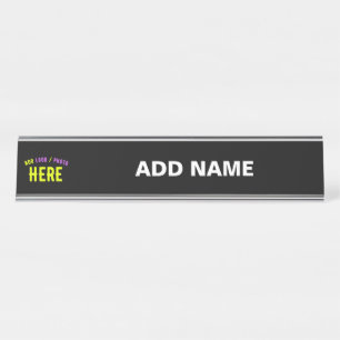 PLACA DE MESA MARCA VERIFICADA BRANCA PERSONALIZÁVEL MODERNA