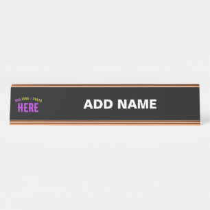 PLACA DE MESA MARCA VERIFICADA BRANCA PERSONALIZÁVEL MODERNA