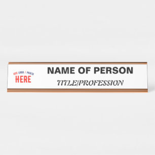 PLACA DE MESA MARCA VERIFICADA BRANCA PERSONALIZÁVEL MODERNA