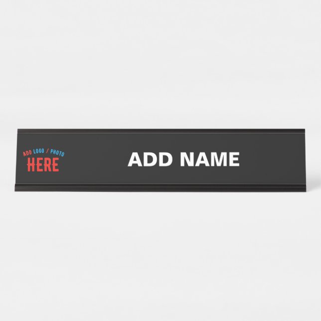PLACA DE MESA MARCA VERIFICADA BRANCA PERSONALIZÁVEL MODERNA (Frente)