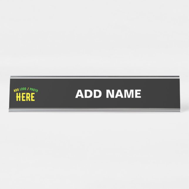 PLACA DE MESA MARCA VERIFICADA BRANCA PERSONALIZÁVEL MODERNA (Frente)