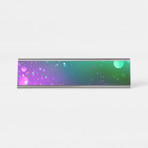 Placa De Mesa Mardi Gras Festivo Purple Background