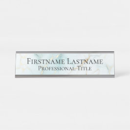Placa De Mesa Mármore Acrílico Moderno Elegante Personalizado