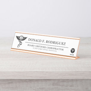 Placa De Mesa Medicina da quiroterapia personalizada