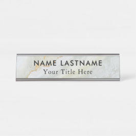 Placa De Mesa Mínimo de Cinzas brancas personalizadas