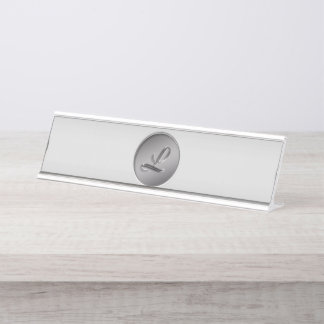Placa De Mesa Monograma "Letra L"