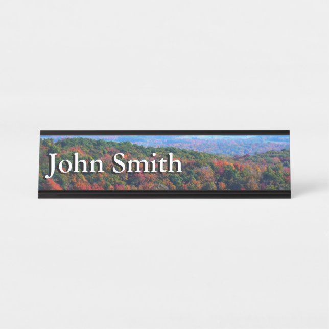 Placa De Mesa Montanhas Appalachian em queda (Frente)