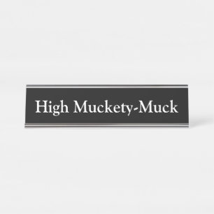 Placa De Mesa Muckety-Estrume alto,