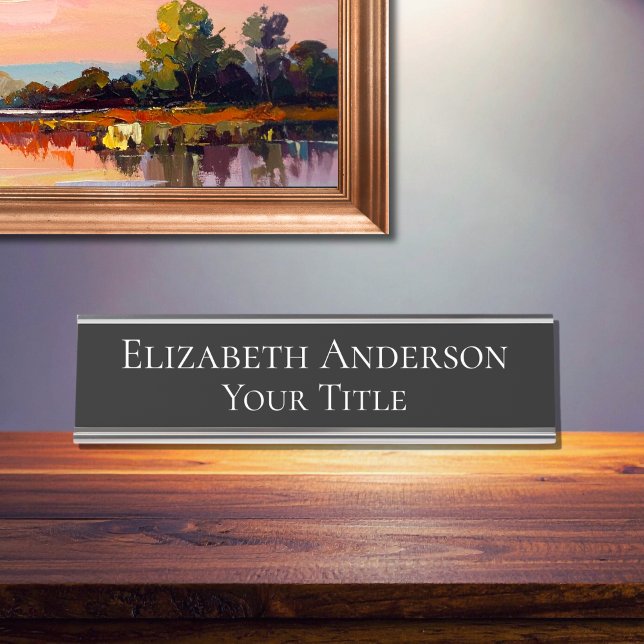 Placa De Mesa Mulher: Simples Maroon (Criador carregado)