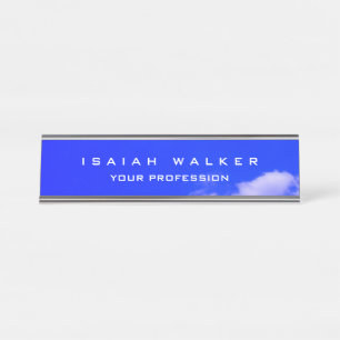 Placa De Mesa Na moda Classy Plain Single Special Blue Sky