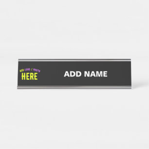 PLACA DE MESA NA MODA MODERNO PERSONALIZÁVEL NEGRO VERIFICADO CO