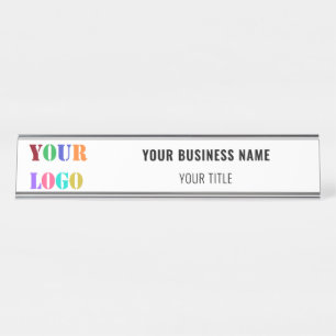 Placa De Mesa Nome do logotipo personalizado Informações do Busi
