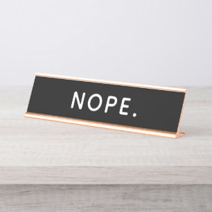 Placa De Mesa Nope Desk