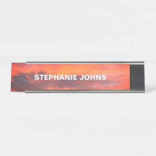 Placa De Mesa Nuvens Personalizadas de Fotografia do Céu Solto 