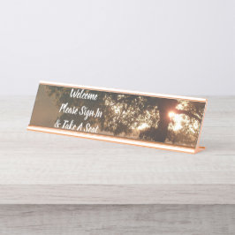 Placa De Mesa O destino dos destinos do design do nome da árvore