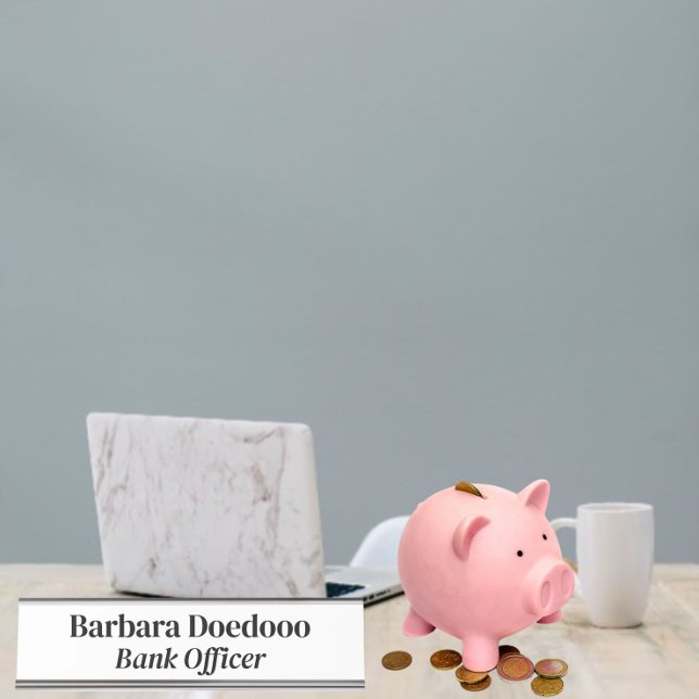 Placa De Mesa Oficial do Banco White (Criador carregado)