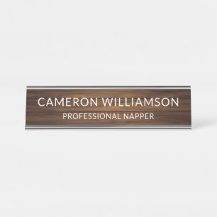 Placa De Mesa Painel de Madeira Retro Personalizado para Sonecas