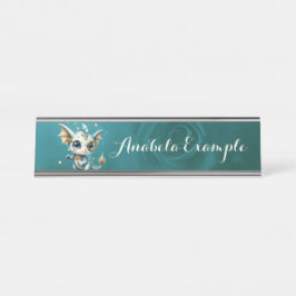 Placa De Mesa Pequeno Dragão a Vapor – Engenheiro de Caos Profis