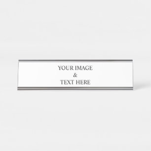 Placa De Mesa Personalizado Personalize Sua Própria Foto & Texto