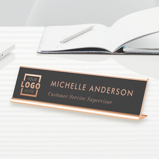 Placa De Mesa Personalizar logotipo de empresa Gerenciador moder (Criador carregado)