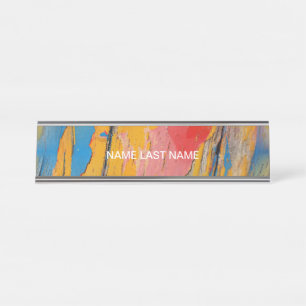 Placa De Mesa Pintura de cores primárias