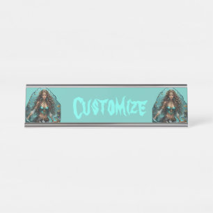 Placa De Mesa Pirata - Sereia Lady Thunder_Cove