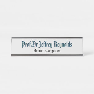 Placa De Mesa Placa conhecida do sinal da porta