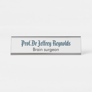 Placa De Mesa Placa conhecida do sinal da porta