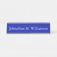 Placa conhecida personalizada da mesa feita sob