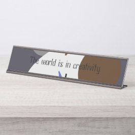 Placa De Mesa Placa de Nome