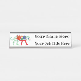 Placa De Mesa Placa de nome CSTEM