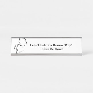 Placa De Mesa Placa de nome da mesa Inspiracional