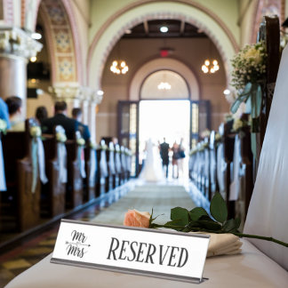 Placa De Mesa Placa de Sinalização de Espaço Reservado para Casa