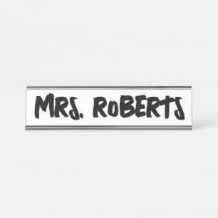 Placa De Mesa Placa Personalizada Nome Mesa Professor