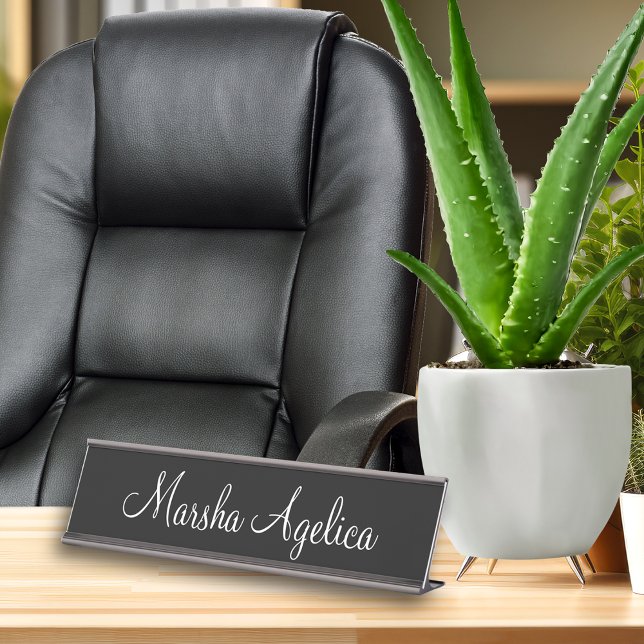 Placa De Mesa Placas de nome do Classy Office Professional Desk (Criador carregado)
