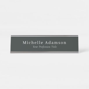 Placa De Mesa Planície Profissional Verde da Selva Escura Modern