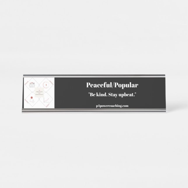 Placa de Mesa Prata Pacífica/Popular (Frente)