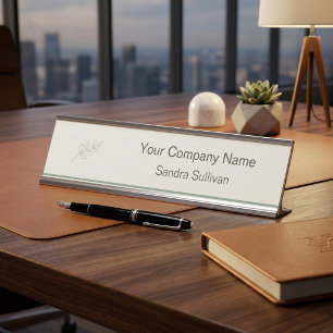 Placa De Mesa Presente Corporativo Personalizado para Agradecime