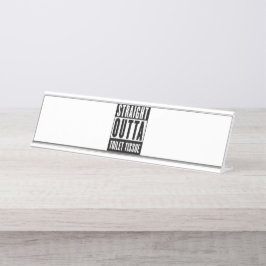 Placa De Mesa Presentes de Prepper Engraçados com Tecido de Saíd