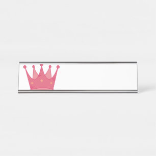 Placa De Mesa Princesa Coroa