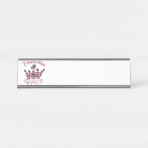 Placa De Mesa Princesa para sempre
