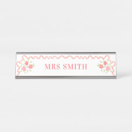 Placa De Mesa Professora do Ensino Médio