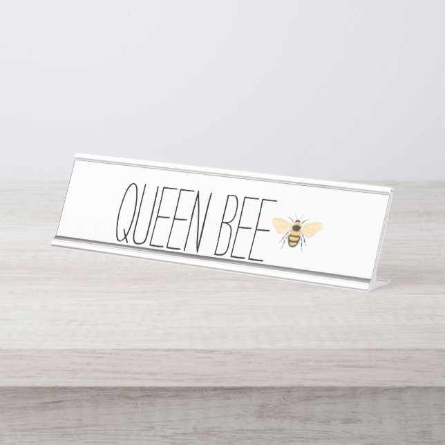 Placa De Mesa Rainha Bee (Frente)