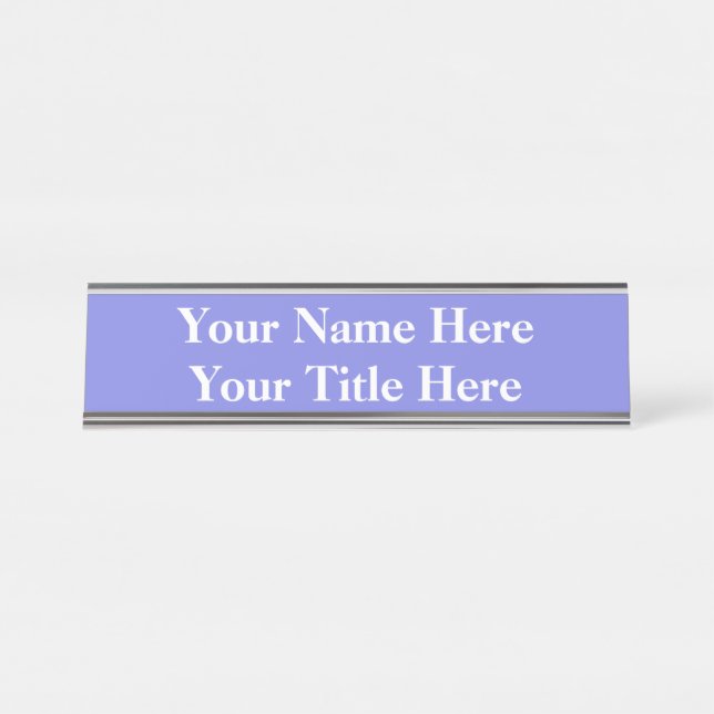 Placa De Mesa Roxo (Frente)