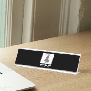 Placa De Mesa Seu nome e idade da foto aqui