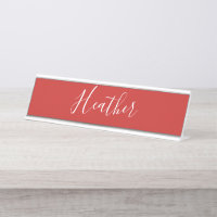 Seu Script Branco Personalizado em Vermelho