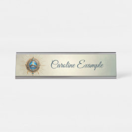 Placa De Mesa Símbolo do olho do Egito,