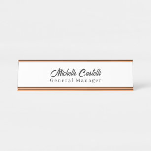 Placa De Mesa Simples clássico exclusivo profissional